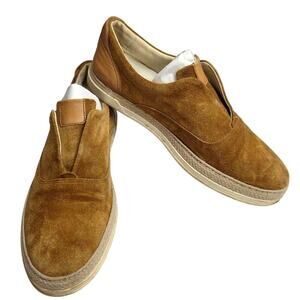 Triver Flight Women's Camel Brown Suede Espadrille Slip-on Shoe Size EU/39, US/9